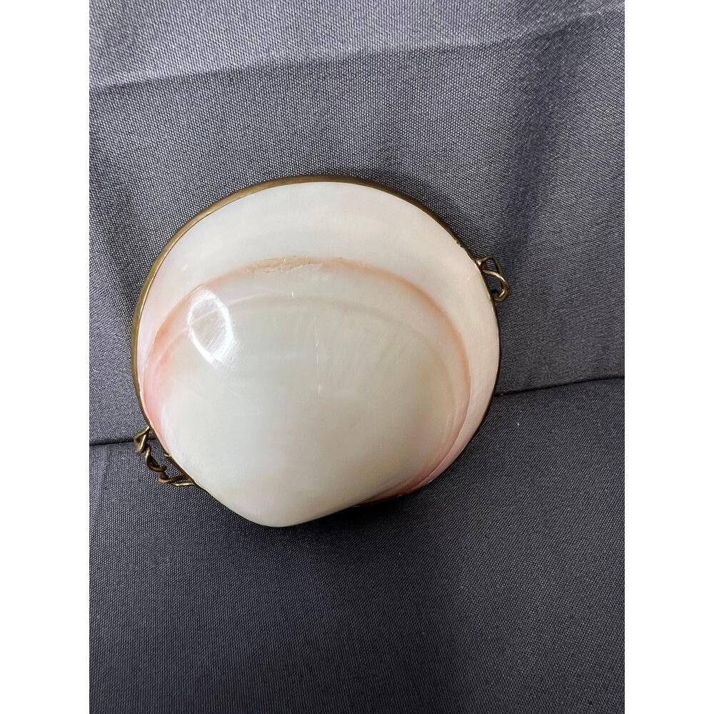 Oyster Trinket Box Hinged 3" Mother of Pearl